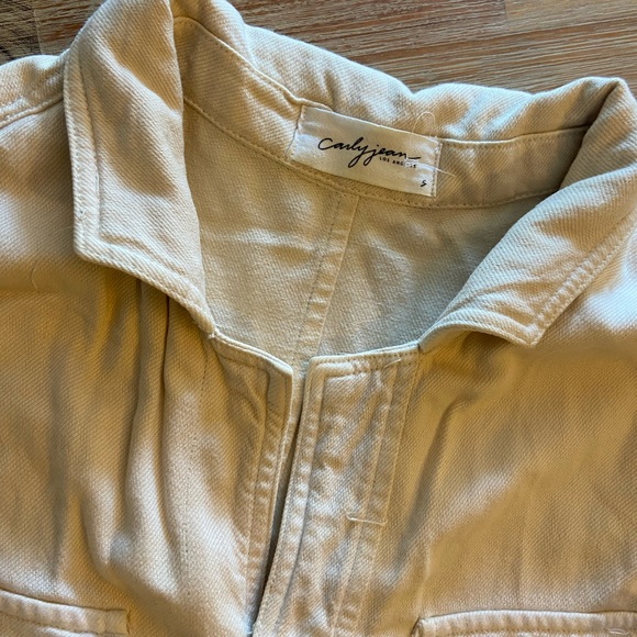 Carly Jean Los Angeles Cream Jumpsuit - Picture 2 of 4